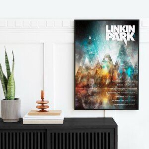 20x30‎ Linkin Park Rock Band Abstract Oil Painting Art Print
